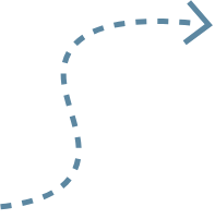 línea punteada curva